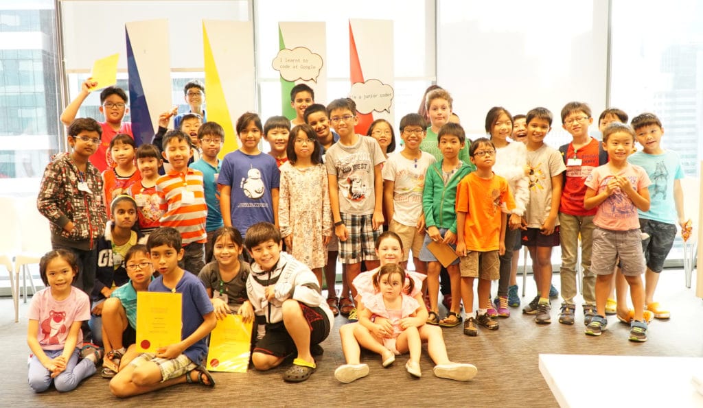 Saturday Kids Google Coding Camp Feb 2016
